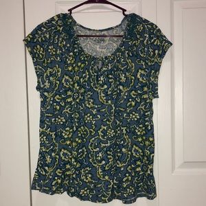 Women's Sonoma Blouse Short Sleeve Size XL